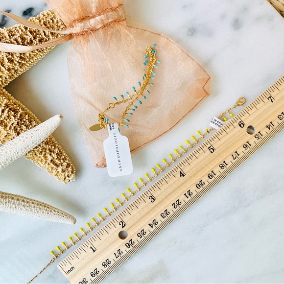 Anthropologie Bracelets Electra Fringe Set-2 By Serafina - Picture 9 of 9